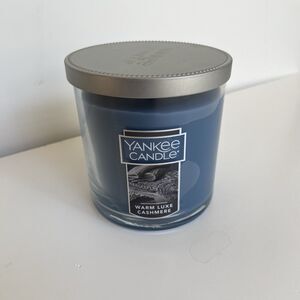 Yankee Candle “Warm Luxe Cashmere” 7oz Single Wick Small Tumbler Candle NEW
